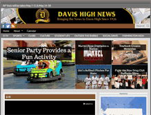 Tablet Screenshot of davishighnews.com